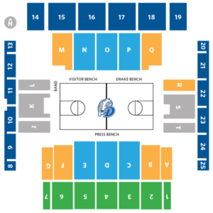 Knapp Center Seating Diagram