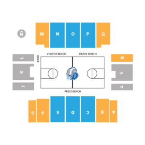 Knapp Center Seating Diagram (WBB)