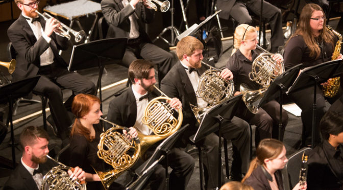Drake Wind Symphony celebrates Grammy eligibility
