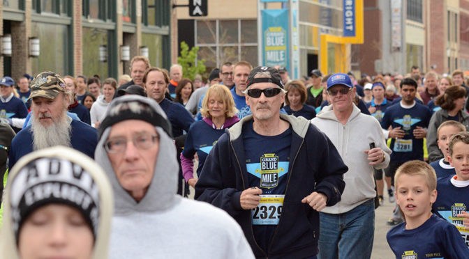 Run in the Grand Blue Mile and Relays Road Races