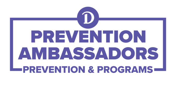 J-Term Prevention Ambassador training