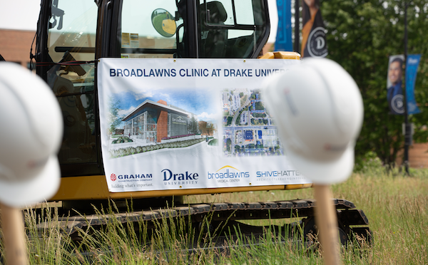 New Broadlawns Community Clinic at Drake University breaks ground