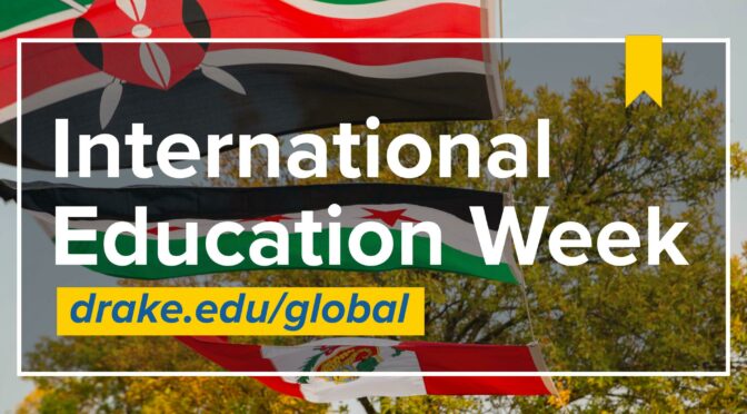 International Education Week is Nov. 14–18