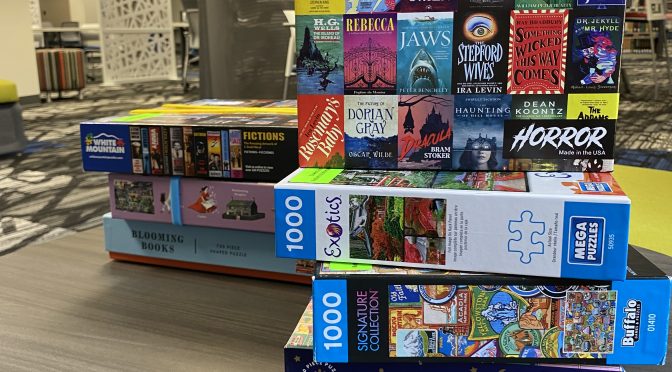 Puzzles at Cowles Library